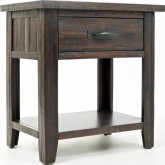 Jackson Lodge Nightstand in Distressed Finish